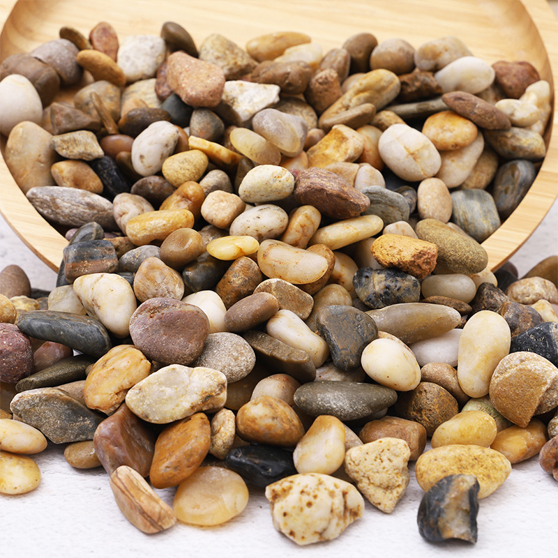 地暖豆石滤料石水洗石耐高温汗蒸鹅卵石鱼缸垫底盆栽铺面小石子