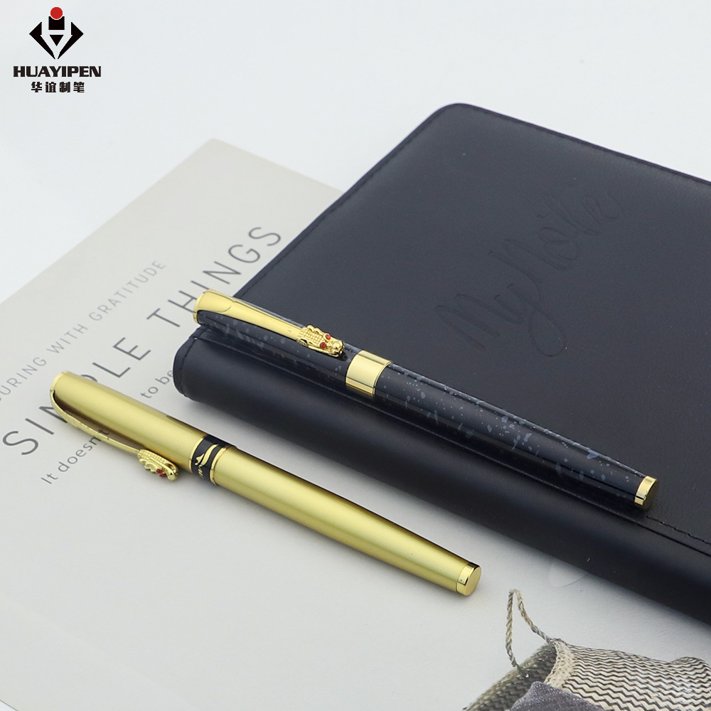 文创中国龙象征笔夹金属圆珠笔 龙笔夹金属签字笔 商务金属签字笔