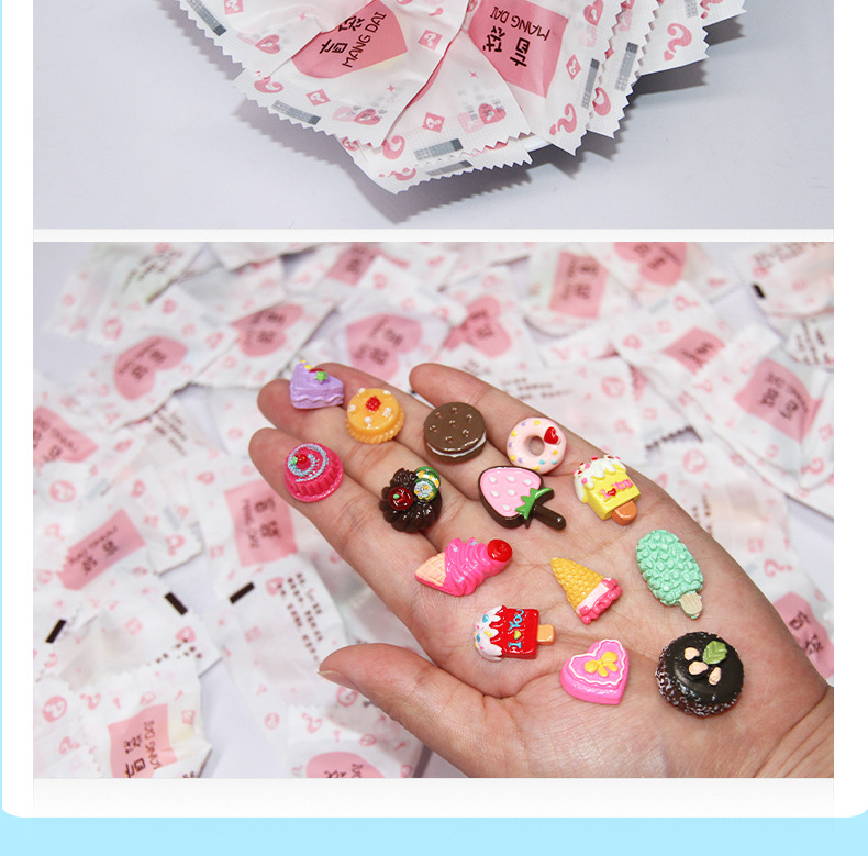 微缩食玩盲袋迷你模型仿真食物零食树脂瓶子配件日本网红玩具摆件