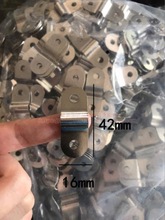 42x16mm 压片 弓背 铁丝环四方环拉手配件 压片弧形铁片