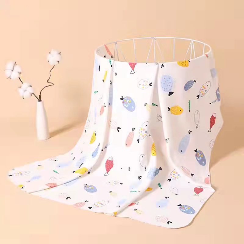 Newborn Baby Essential Baby Four Seasons Single Package Quilt Gro-Bag Cotton Summer Class a Cotton Blanket Newborn Swaddling Baby