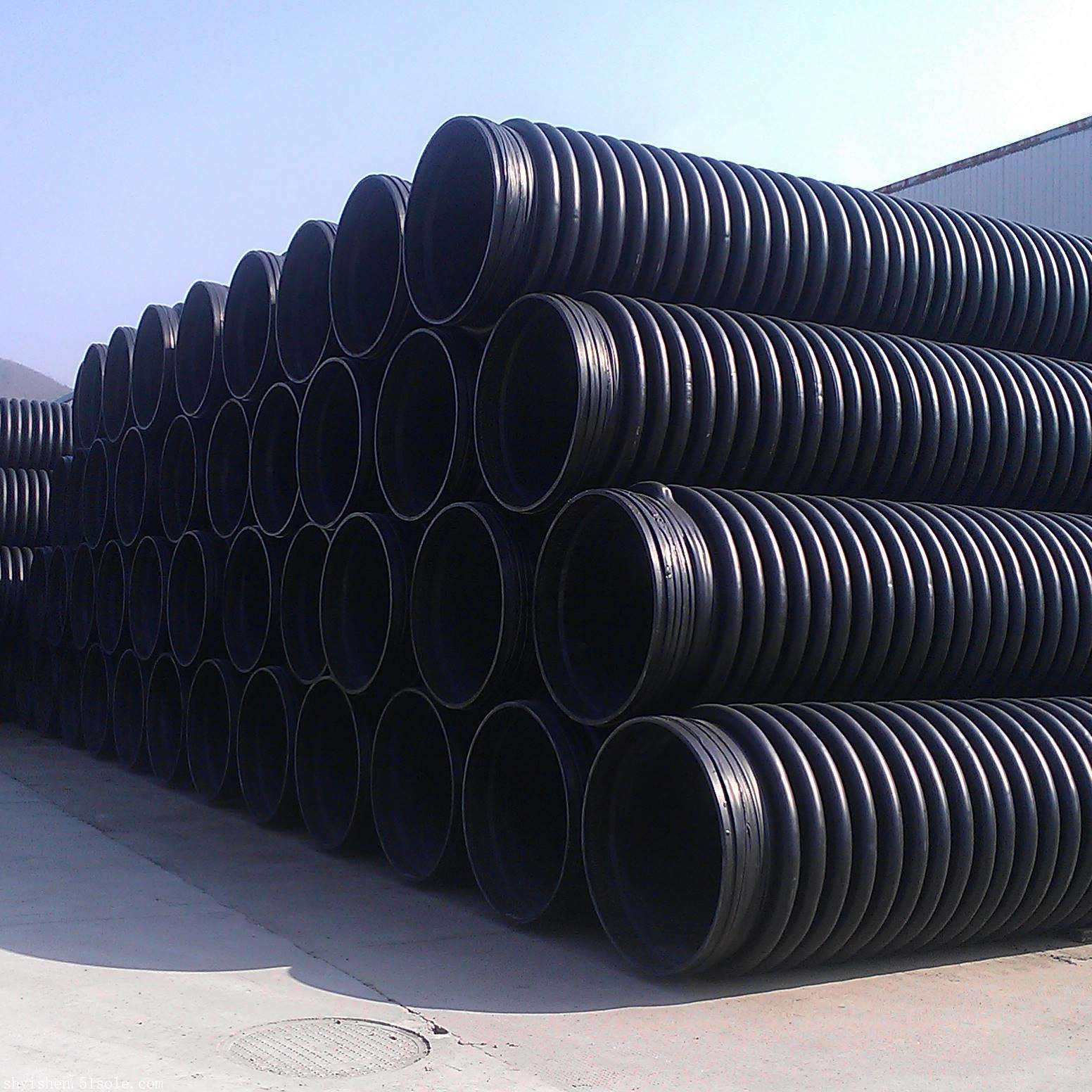 hdpe高密度聚乙烯结构壁缠绕管   环刚度sn10   大口径克拉管