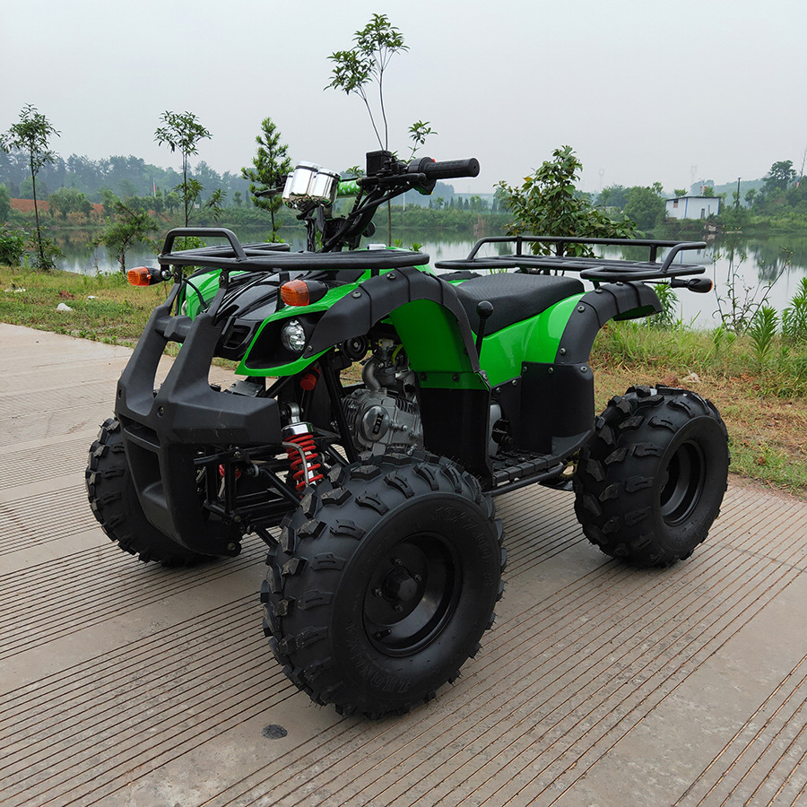 8寸4轮沙滩车125cc山地atv四轮越野摩托车休闲娱乐车汽油卡丁车