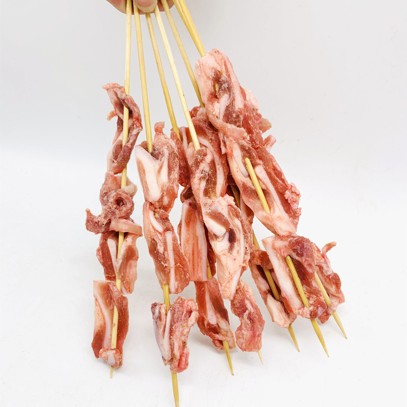 月牙脆骨串20串一包 猪脆骨串原切猪肉串猪软骨大串烧烤串半成品