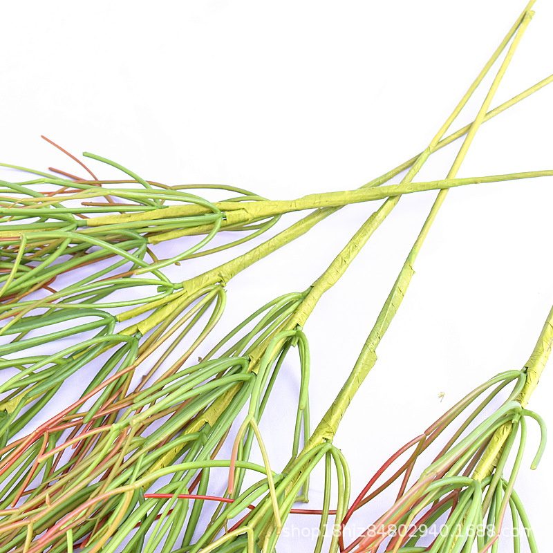 珊瑚枝节松萝铁栏垂吊植物绿植造景吊兰软装花艺设计珊瑚前面装饰