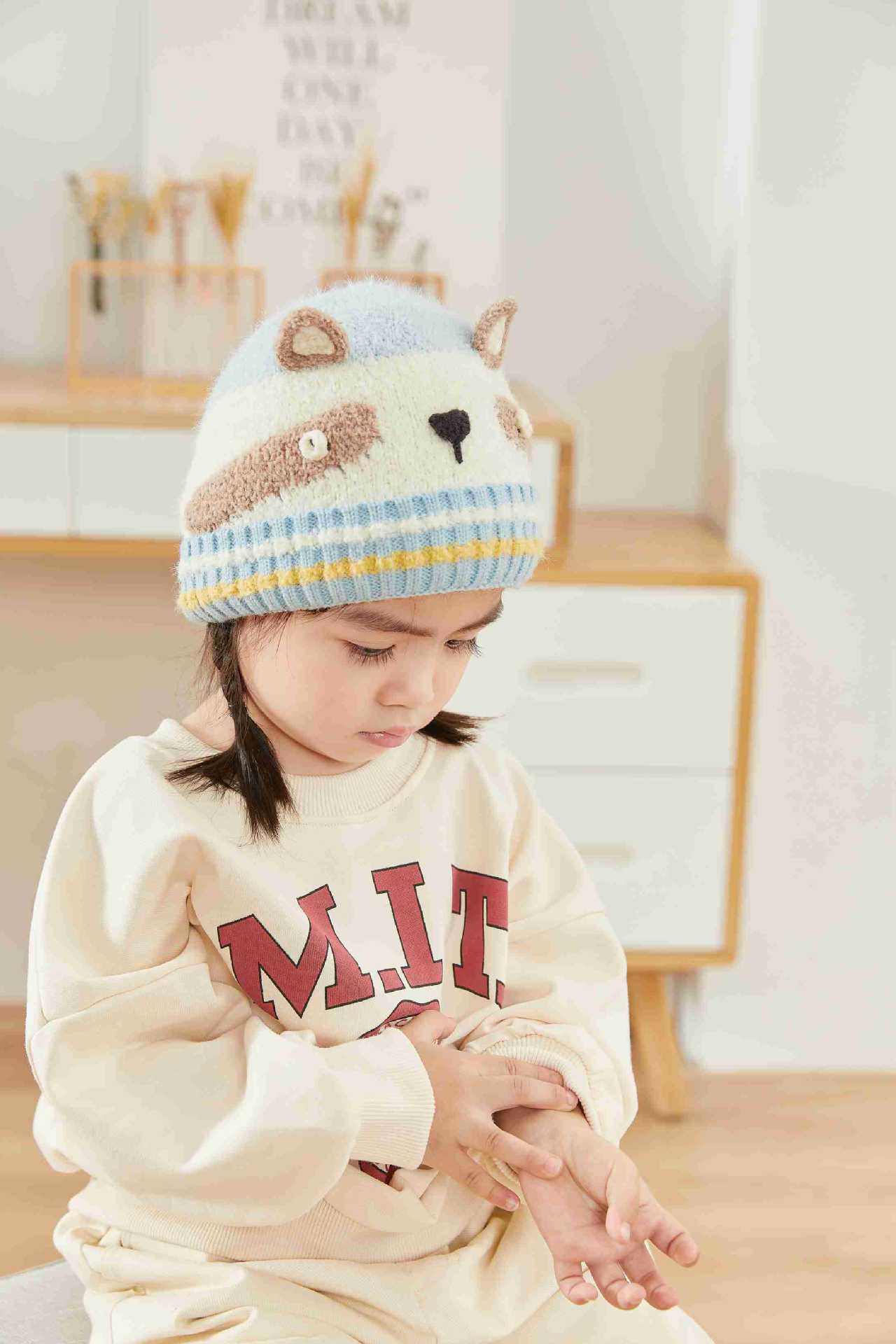 Dora Pudding Hat Cute Ali Knitted Hat Warm Wool Hat Cute Children Hat
