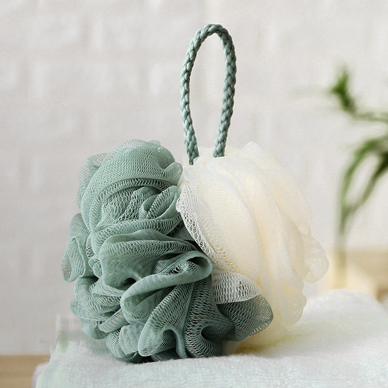 Loofah Hanging Foaming Loofah Soft Mesh Sponge Bath Flower Thickened Bath Flower Ball Back Rubbing Shower Net Ball