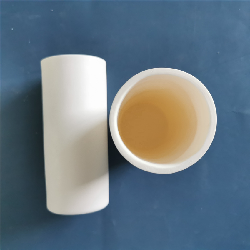 实验室用 耐高温圆柱形刚玉坩埚 高纯99%氧化铝陶瓷坩埚 陶瓷舟