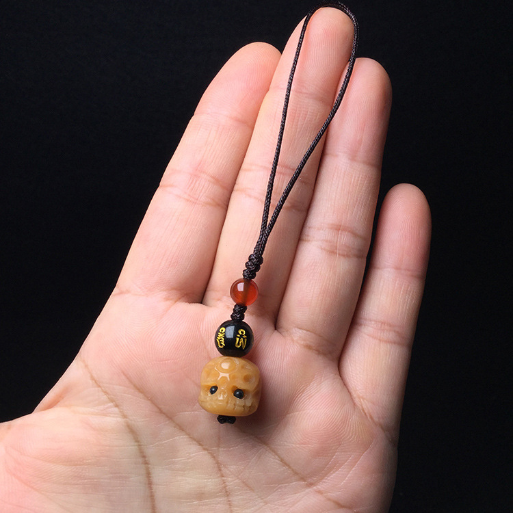 抖音直播菩提根阿呆手机挂绳 菩提根多宝呆呆钥匙扣包包挂件