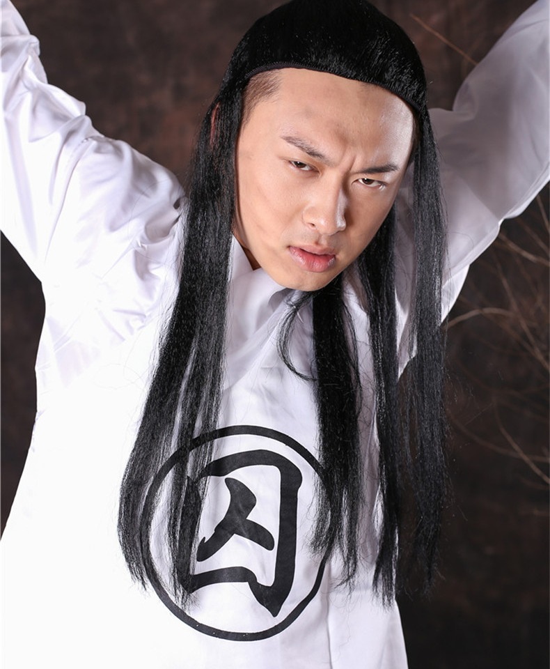 古代监狱装囚犯汉服男囚服睡衣汉唐宋明清朝古装交领中衣中裤打底