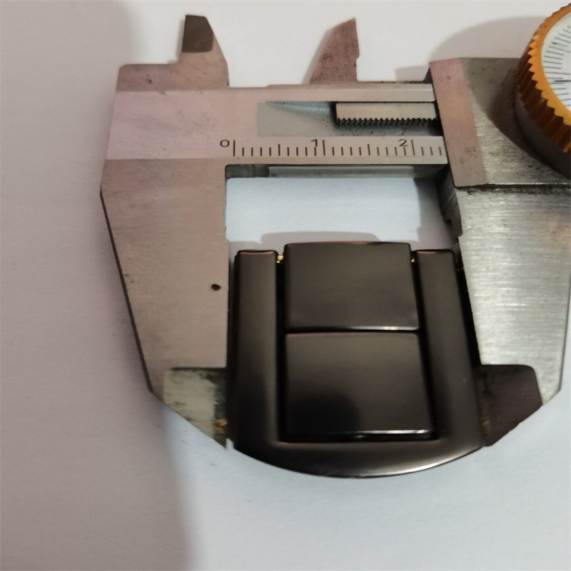 亚光黑色中号日子锁木盒纸盒皮盒酒盒礼品盒茶叶盒家居工艺品锁扣