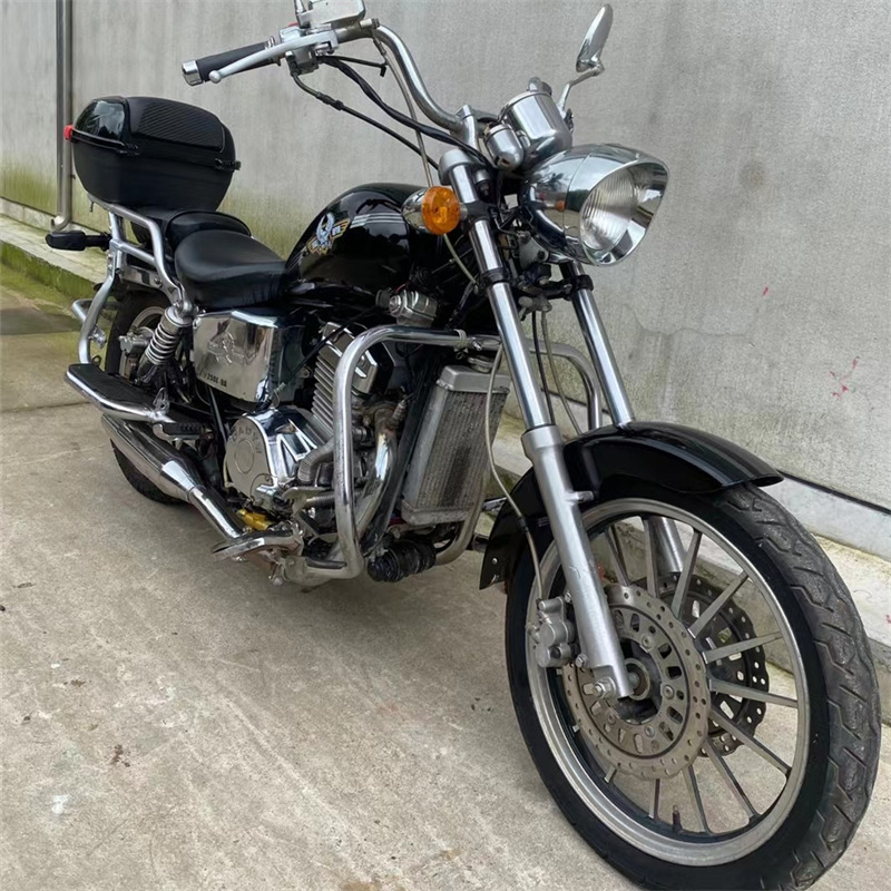 二手大地鹰王巡航摩托车雅马哈v缸250cc天王复古竞速之星铃木太子