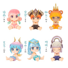 定制q版粘土人娃娃 gsc手办模型 12星座盲盒公仔玩偶加工
