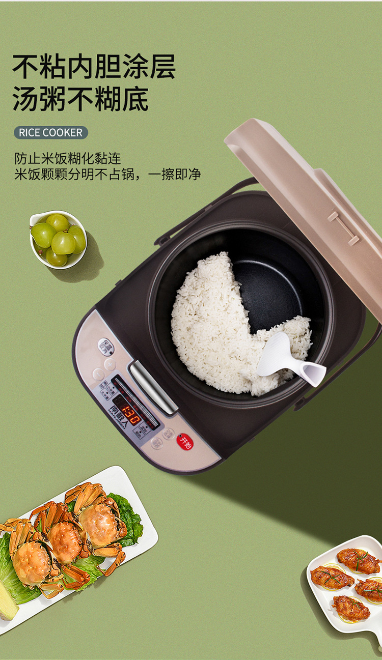 智能5l多功能电饭煲家用 电饭锅厨房电器 电饭煲 电饭锅礼品批发