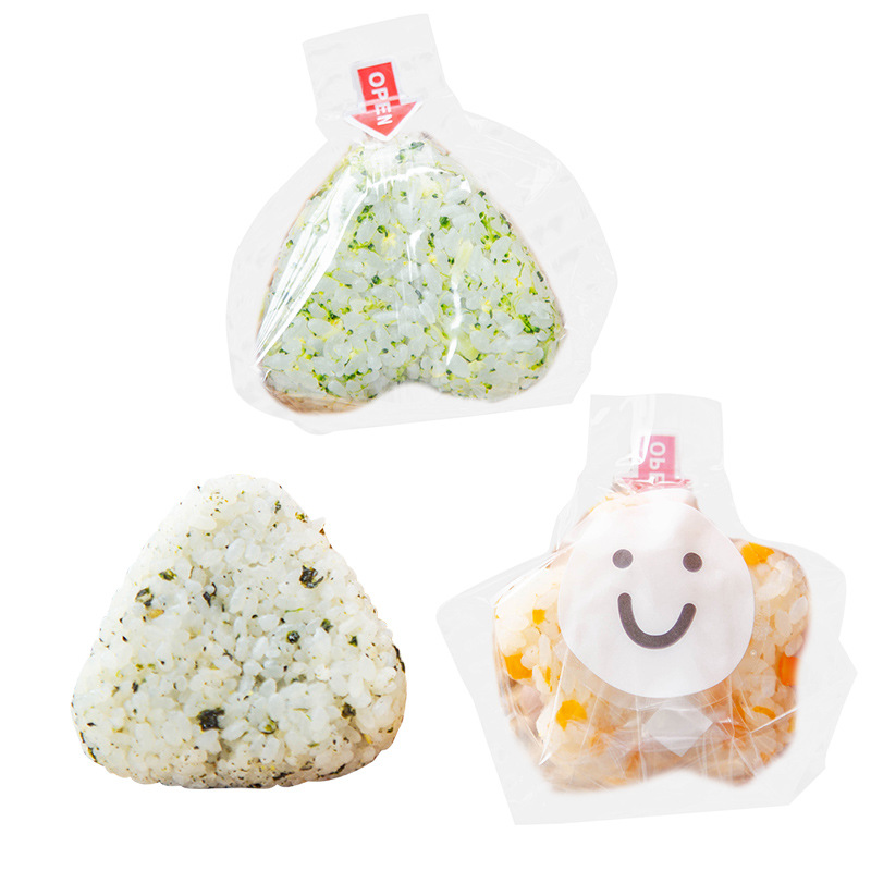 日式三角饭团包装袋一次性打包袋子寿司可爱包装纸专用可微波的