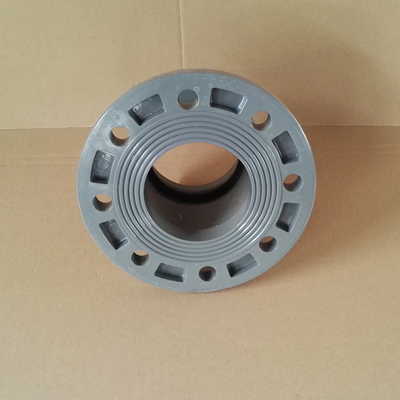 pvc承口法兰 柔性接口法兰 承插法兰接口配件 pvc一体法兰批发