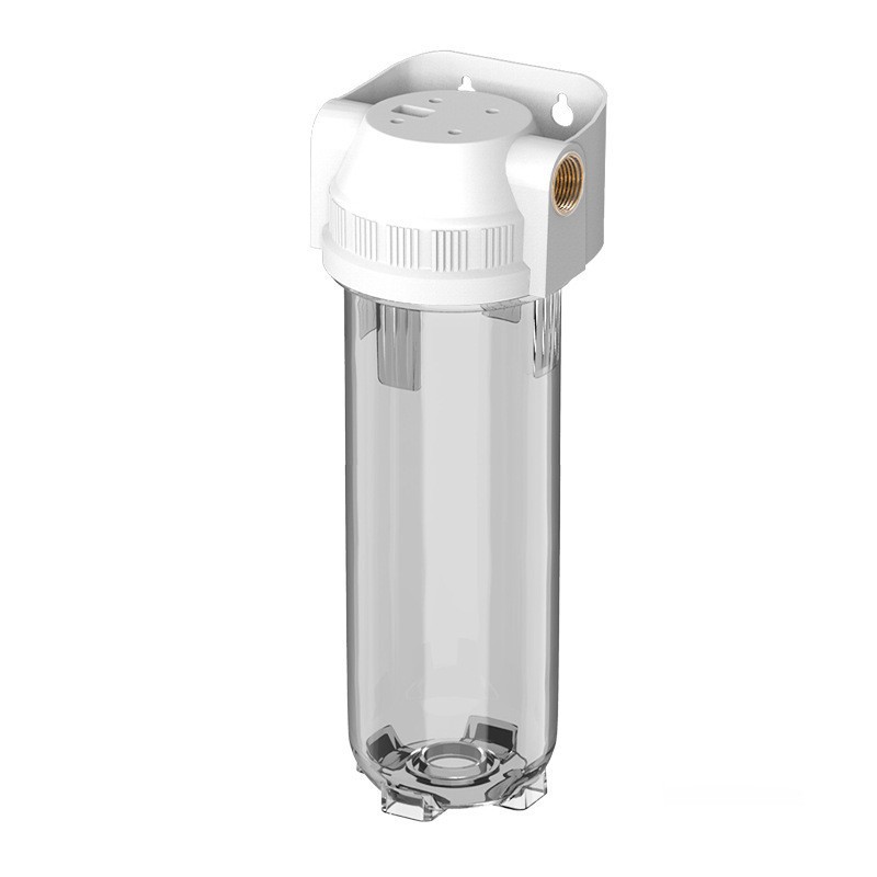 10-Inch Transparent Filter Bottle Explosion-Proof Pressure-Resistant Front Filter 2 Points 4 Points Threads Band Universal Water Purifier Accessories