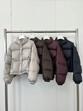 【售空勿拍】韩国东大门helvetica冬季新款短款鸭绒立领羽绒服