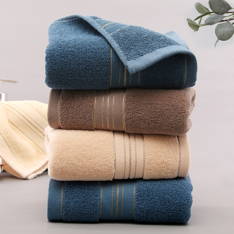 Towel Cotton Wholesale Adult Home Use Thickened Absorbent Face Washing Towel Adult Gift Towel Pure Cotton Wholesale