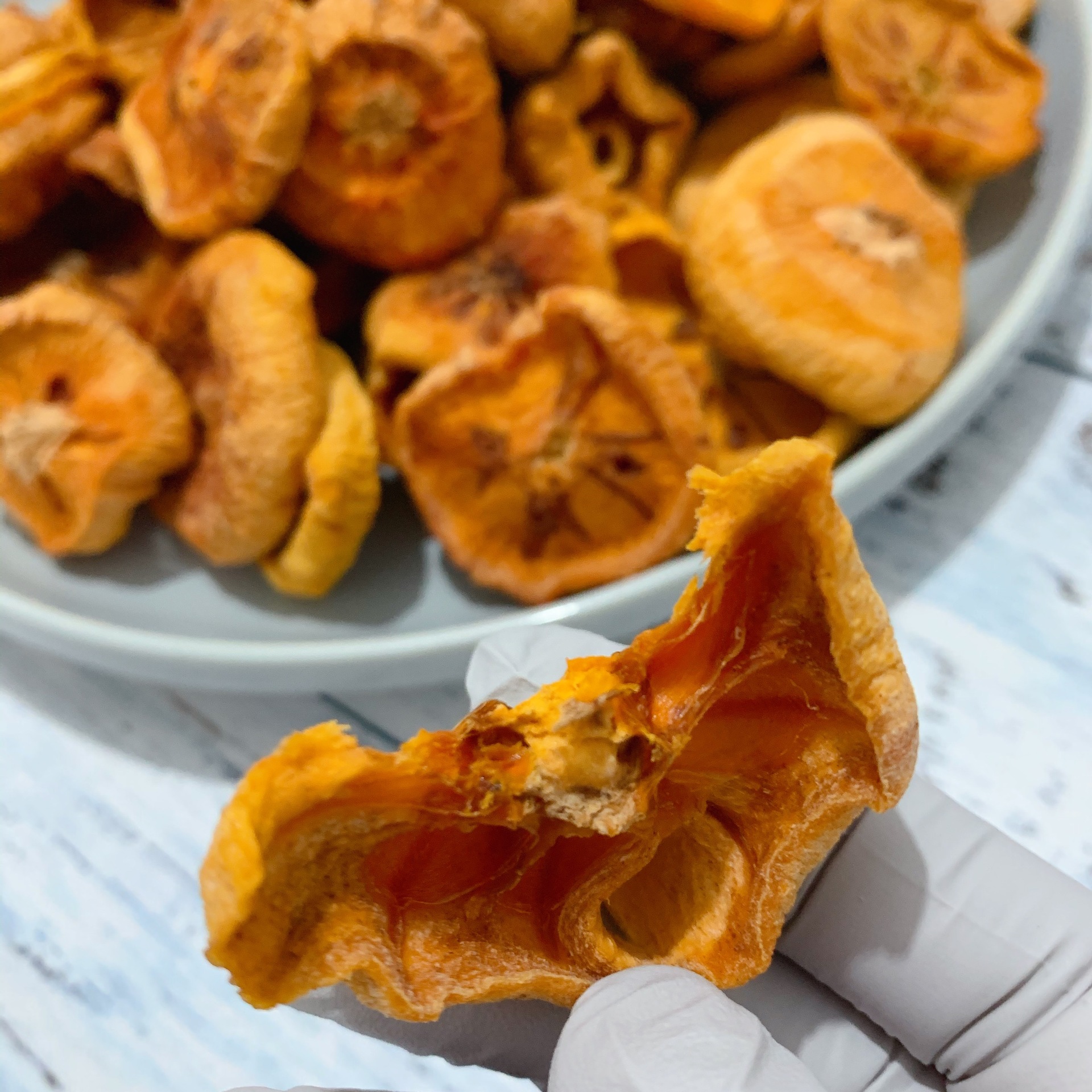 天然烘干柿子干 日本富有柿干 香甜 原味不加糖松软柿饼