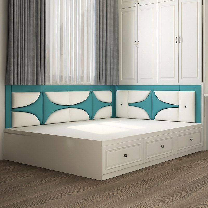 新款榻榻米软包围墙床头软包墙贴背景卧室墙面装饰塌塌米靠背