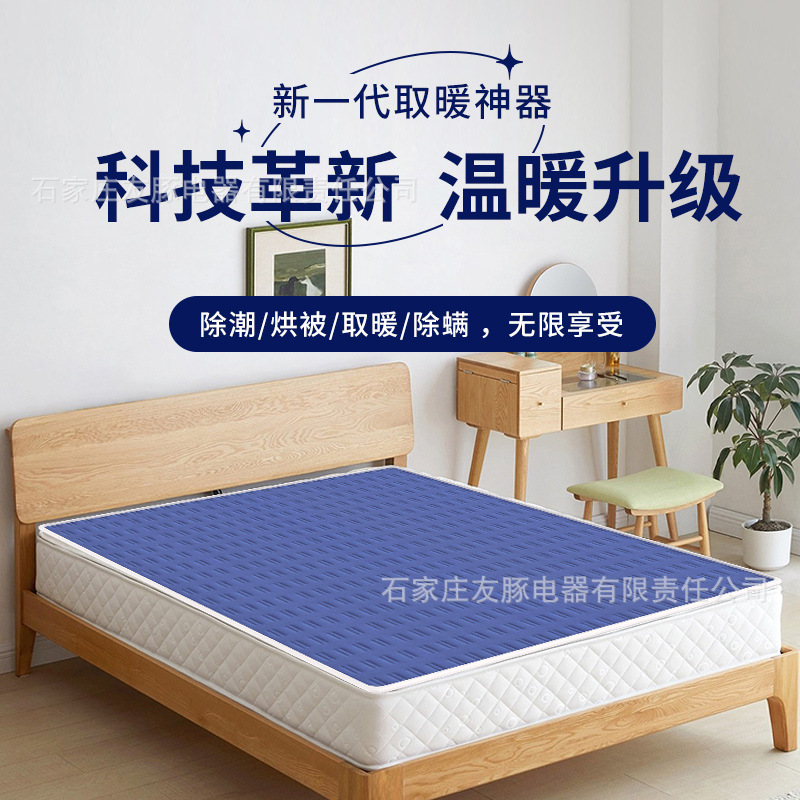 正品国标智能电热毯双控双人厂家直供宿舍除螨除潮安全防水