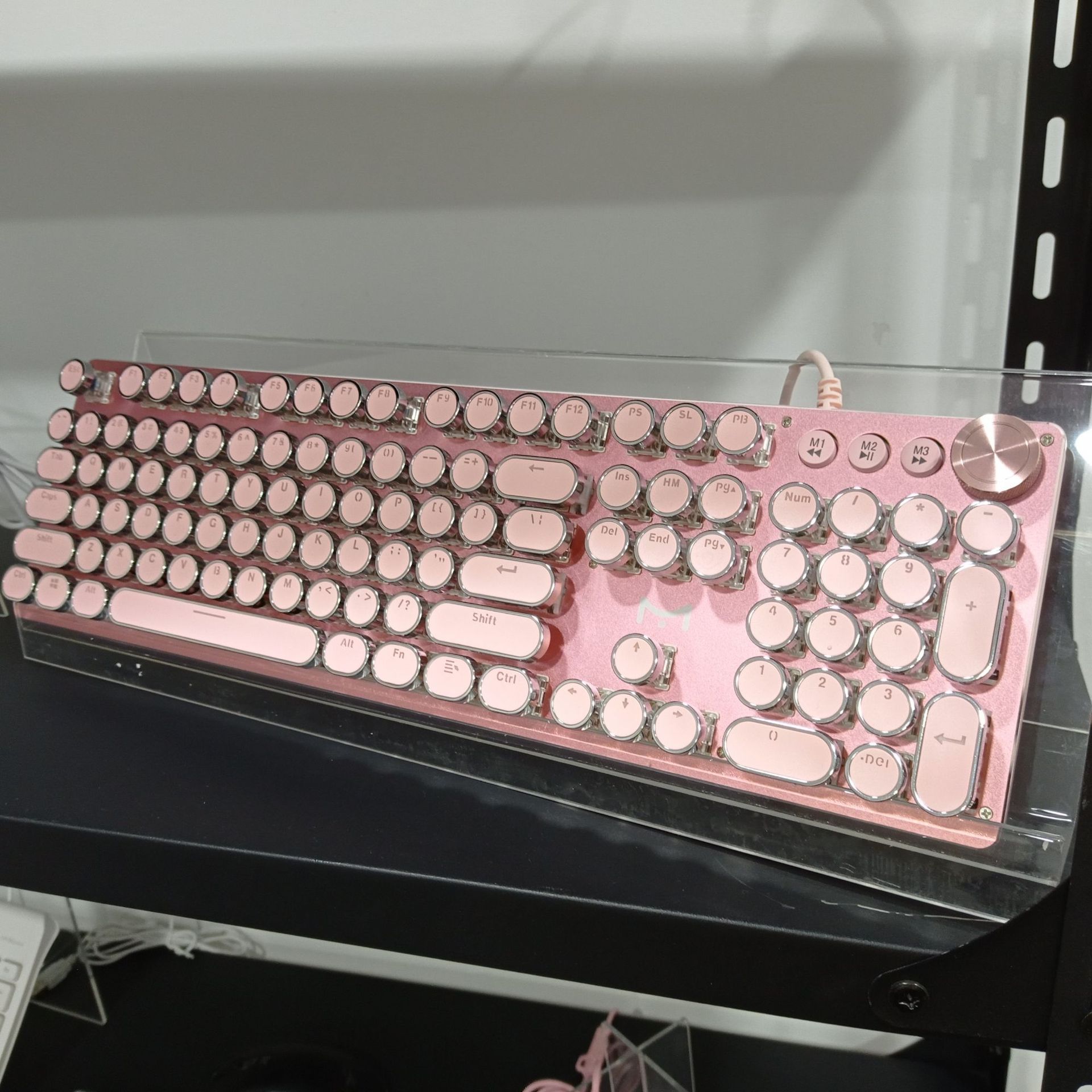 前行者真机械键盘键鼠套装有线电竞旋钮版游戏专用104键外设青轴