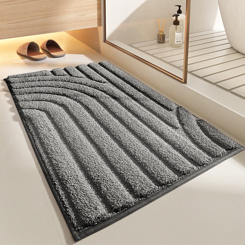 Factory Direct Sales Foreign Trade Wholesale Cross-Border Home Ground Mat Door Mat Absorbent Bathroom Thickening Bathroom Anti-Slip Mats