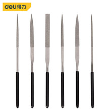 得力工具DL352306锉刀组套整形锉刀什锦锉打磨工具 圆锉扁挫方锉