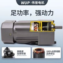 调速电机6-400w可调无极变速 微型小型齿轮减速电机交流220v