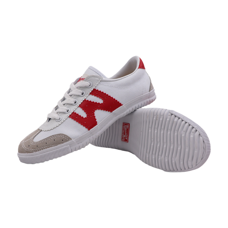 回力田径运动鞋男女跑步鞋低帮帆布鞋学生体育课体测考试鞋子wv-2