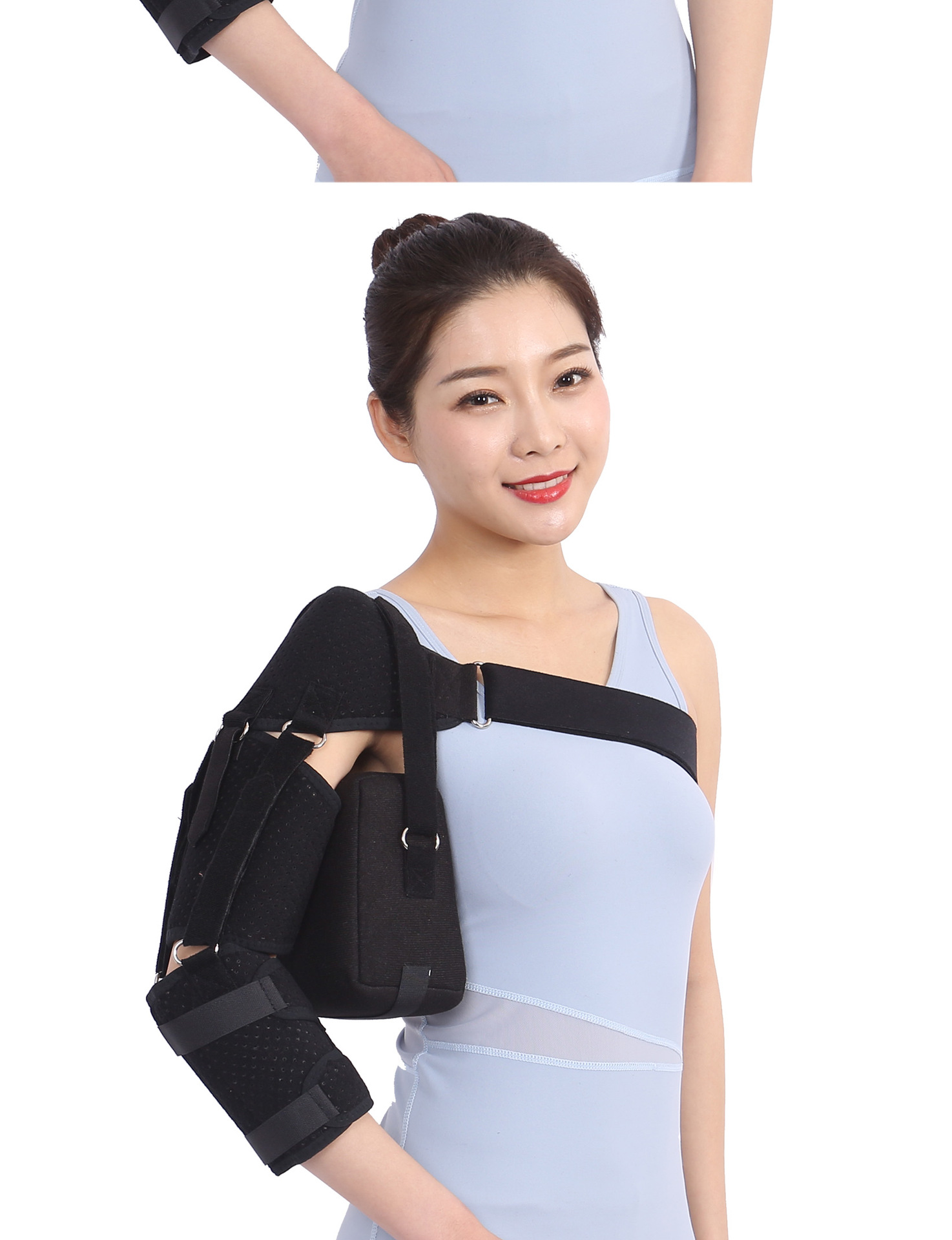 康复肩托肩部骨折脱臼肩关节支具可调节保暖护肩肩外展护具