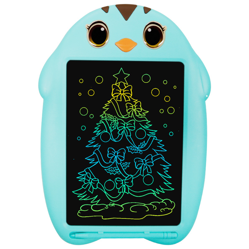 Cartoon LCD Handwriting Board Cartoon Chicken Drawing Board Smart Graphics Tablet Writing Board Color Graffiti Handwriting Board