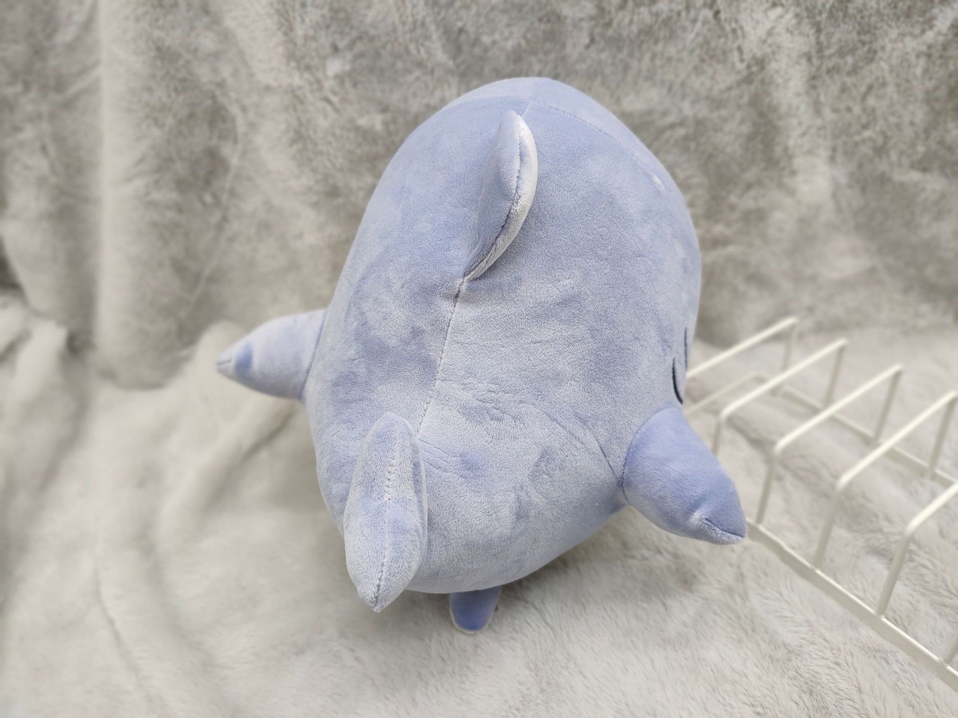 跨境新品 ff14最终幻想14周边鲨鱼指挥官毛绒玩具公仔 来图来样