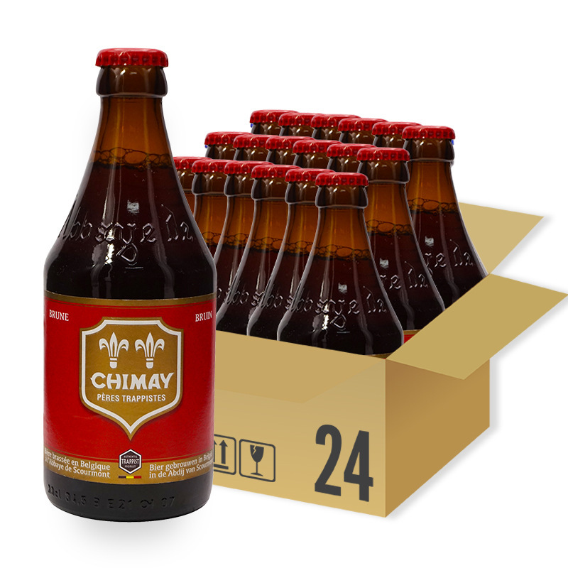 比利时智美红帽啤酒 chimay智美啤酒330ml*24瓶装 修道士啤酒