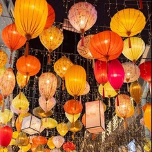 新年商场水滴灯笼景区街道国庆越南中式钻石灯笼户外防水节日灯笼