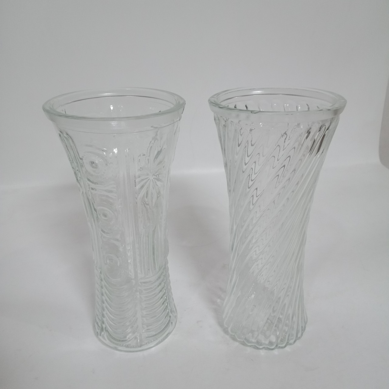 玻璃杯细长水怀旧欧式花瓶客厅玻璃透明摆件插花水培干花薰衣草泡