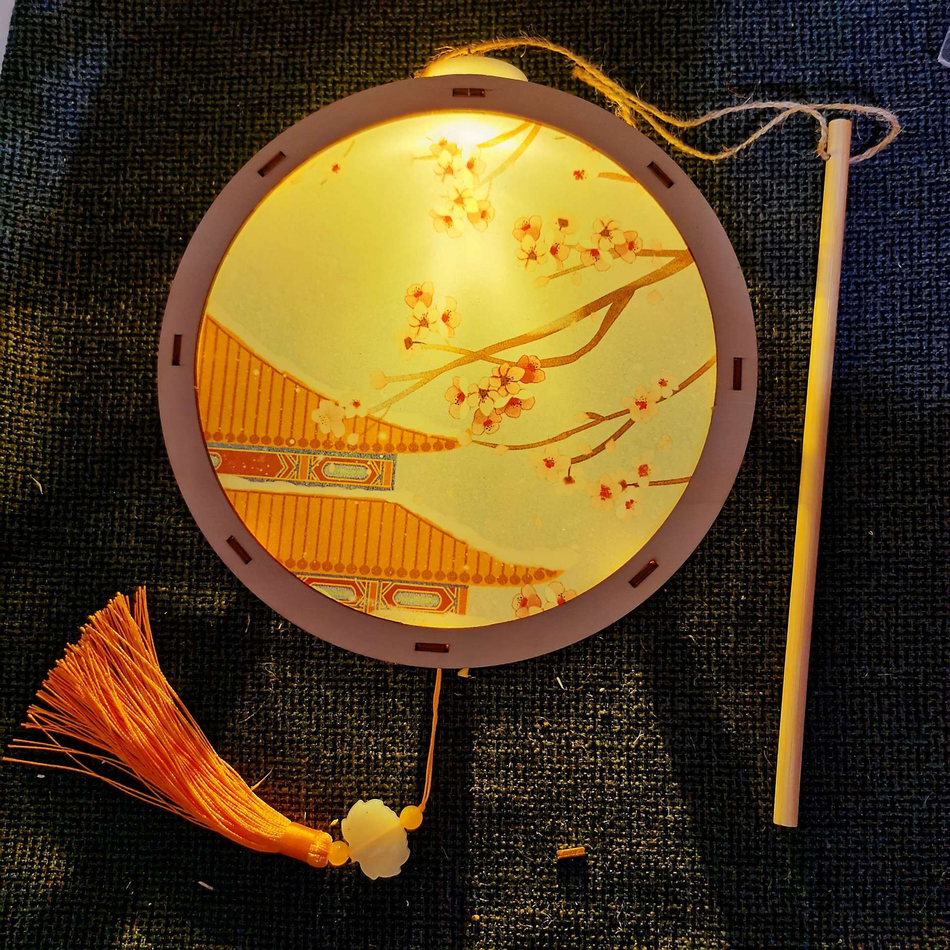 中秋节灯笼diy儿童手提手工制作材料包小兔子花灯古风宫灯骨架