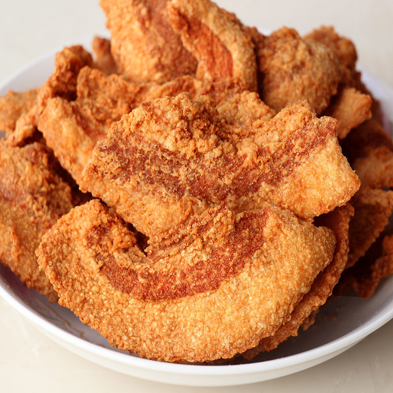 猪油渣香酥零食脆皮五花肉猪肉脯肉干肉脂渣网红小吃油炸休闲食品