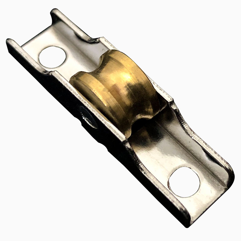 批发塑钢纱窗铜滑轮老式铝合金窗滚滚不锈钢小滑轮子5 7mm平滑轮