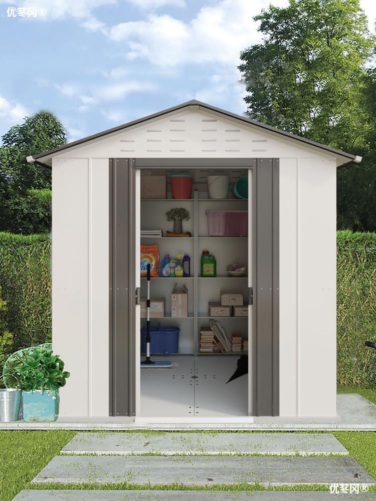 户外工具房组合屋室外简易房活动杂物房储物收纳间小房子花园庭院