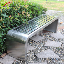 厂家批发不锈钢公园椅 公园广场学校室外休息等候不锈钢公园凳