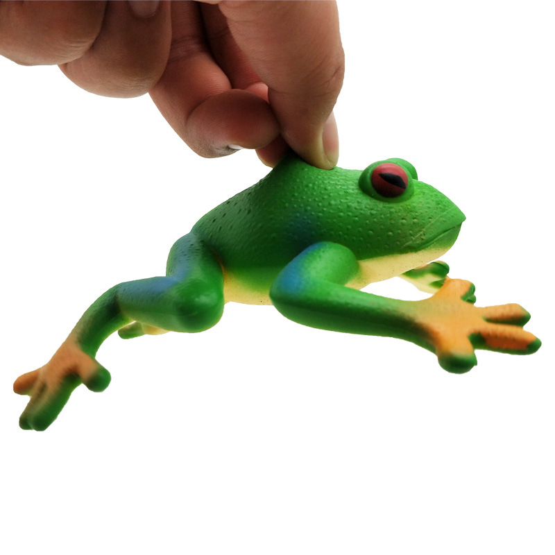 创意减压玩具软胶发泄青蛙捏捏乐趣味恶搞仿真青蛙拉拉乐解压神器