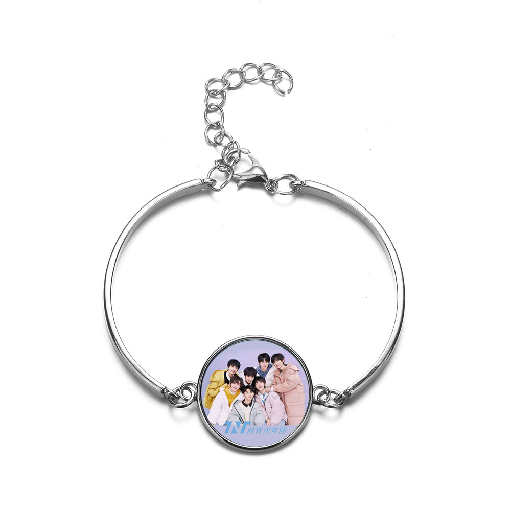 时代少年团tnt金属手镯时光宝石学生应援手链刘耀文宋亚轩马嘉祺