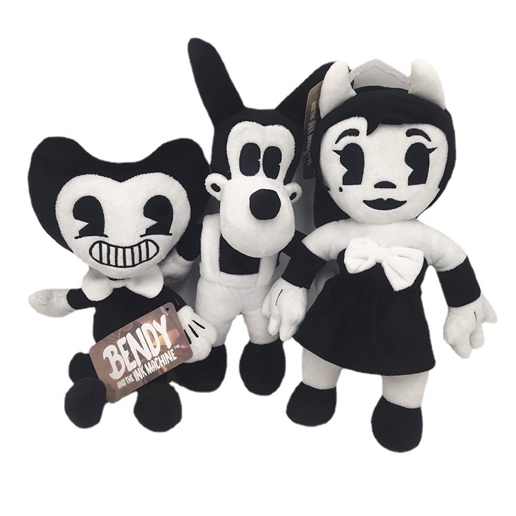 批发bendy and the ink machine 惊悚游戏班迪和印墨机毛绒公仔男