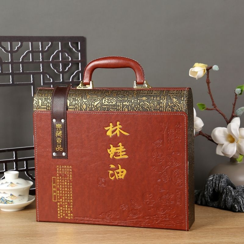 高档半斤装林蛙油包装盒空盒礼品盒蛤蟆油空盒高档礼品盒礼盒