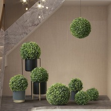 仿真植物空间造景盆景绿植辣椒叶草球室内吊挂装饰摆件