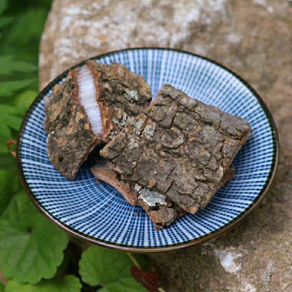 杜仲皮野500g老树持久去粗皮男性非雄花茶磨粉泡酒药50g