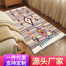 波西米亚地毯民族风北欧美式欧式客厅床边地垫复古新疆波斯地毯