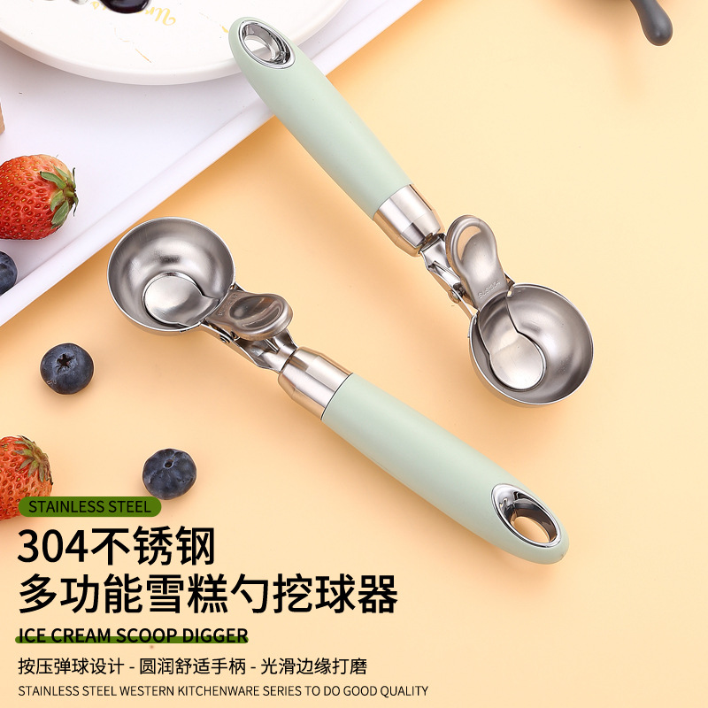 ice cream ball digger 304 stainless steel watermelon fruit digger ice cream ball digger ice cream ball digger